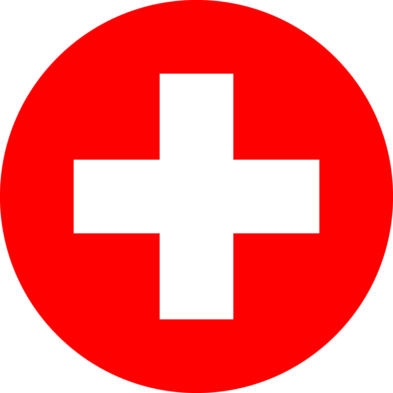 Switzerland Flag Round Icon